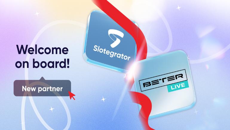 Slotegrator & BETER Live logos