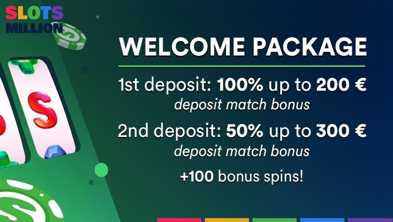 Start 2023 with Big SlotsMillion Casino Welcome Packages!