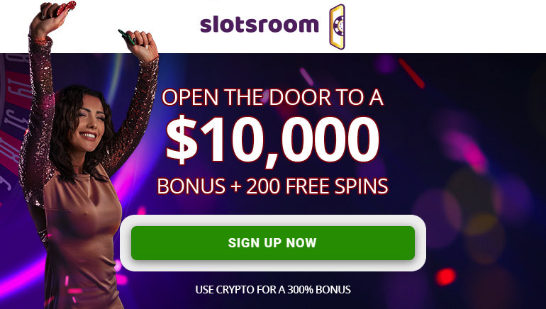 SlotsRoom Casino Offering $10k Welcome Bonus & 200 Free Spins