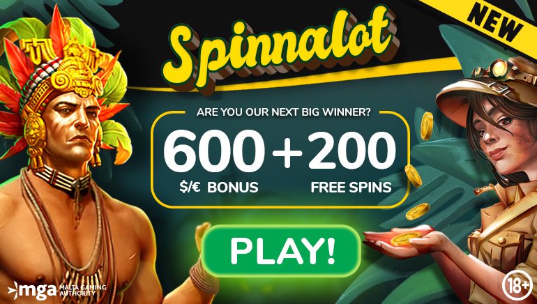 Spinnalot Casino Welcomes New Players with €600 and 200 Free Spins