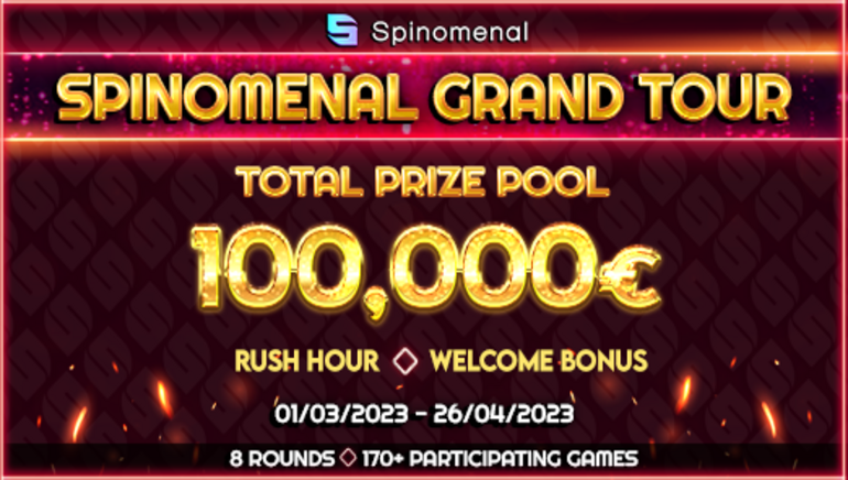 Spinomenal Presents a Brand-New Grand Tourney with a Prize Pool of €100,000