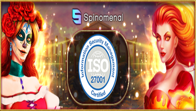 Leading iGaming Content Provider Spinomenal is ISO 27001 Certified