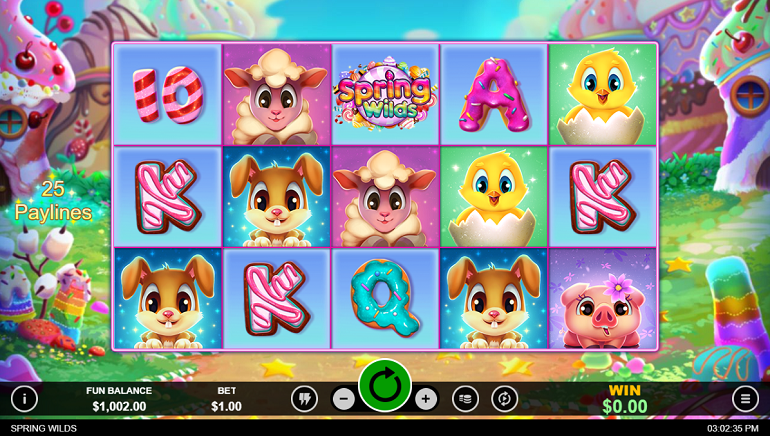 Intertops Casino Players Can Enjoy Free Spins On New Spring Wilds Slot