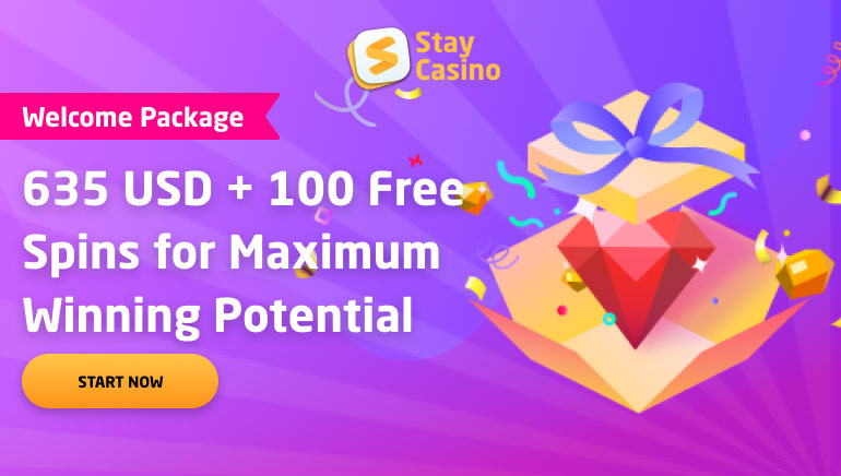Stay Casino’s €635 Welcome Bonus & 100 Free Spins
