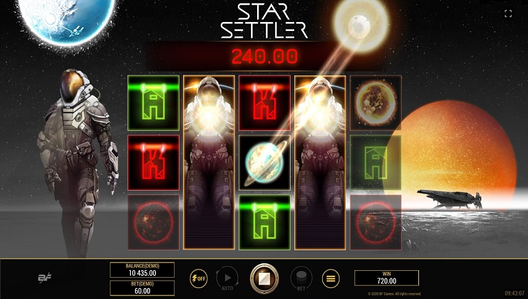 Star Settler Slot From BF Games Set To Colonise Online Casinos
