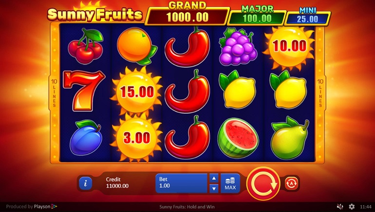 Playson Releases A New Summetime Slot - Sunny Fruits