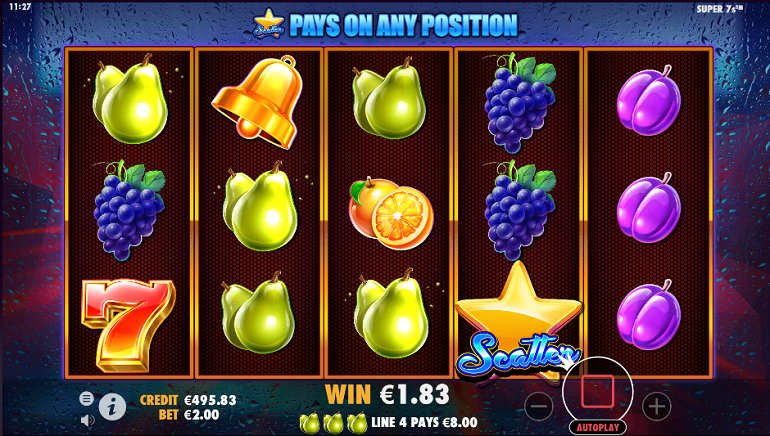 Retro Style Super7s Slot Launched By Pragmatic Play