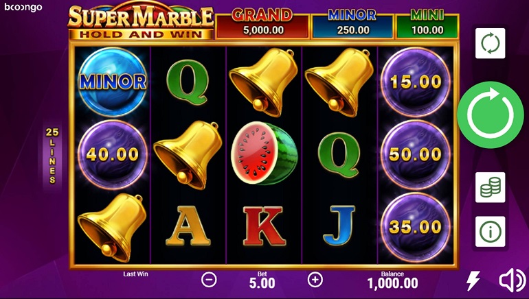 Booongo Expands Hold and Win Series with Super Marble Slot