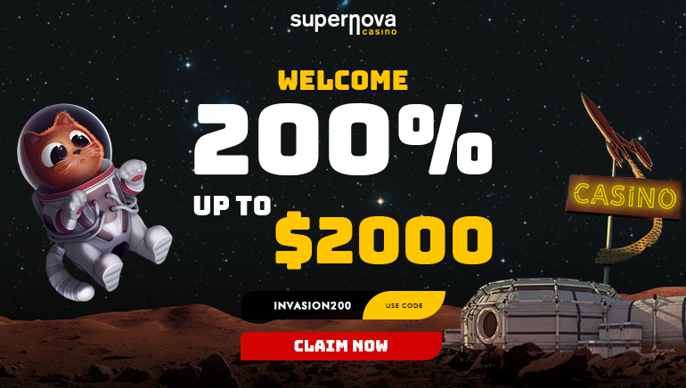 Get Up to $2000 At Supernova Casino and Withstand the Cat Invasion!