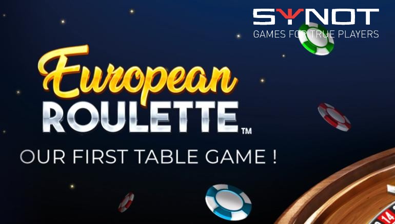 SYNOT Games Unveils Its First Table Game: European Roulette
