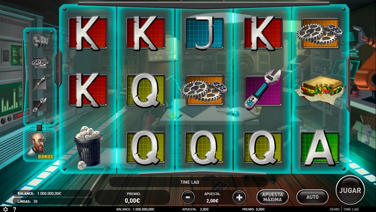 TimeLab Slot Released by by R. Franco Games