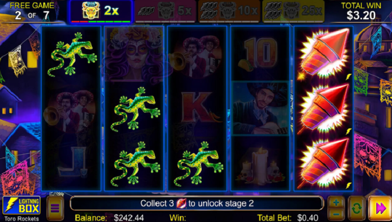 Toro Rockets Online Slot From Lightning Box Games Blasts Into Casinos