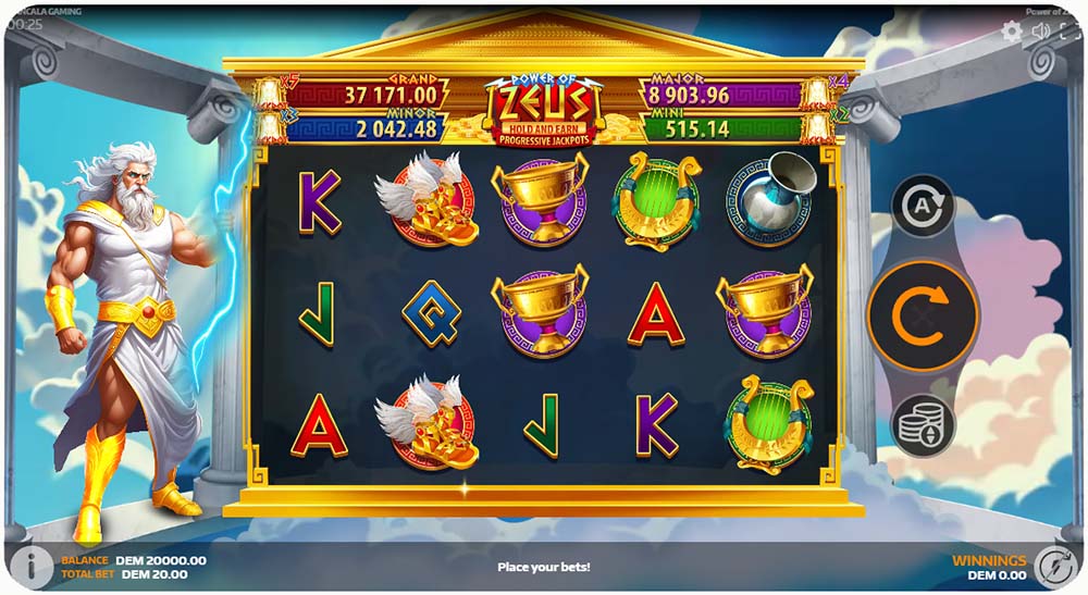 Mancala Gaming Power of Zeus Slot