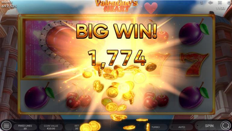 Valentine's Heart Big Win