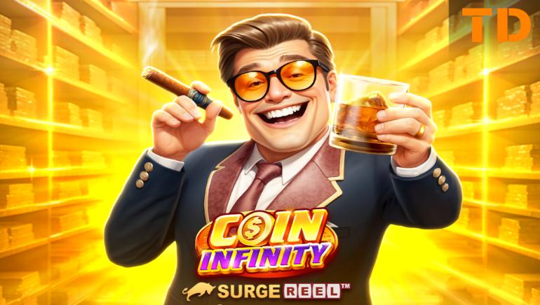 TaDa Gaming Unveils "Coin Infinity Surge Reel": High-Volatility Slot with Unique Surge Reel Feature and 10,000x Max Win!