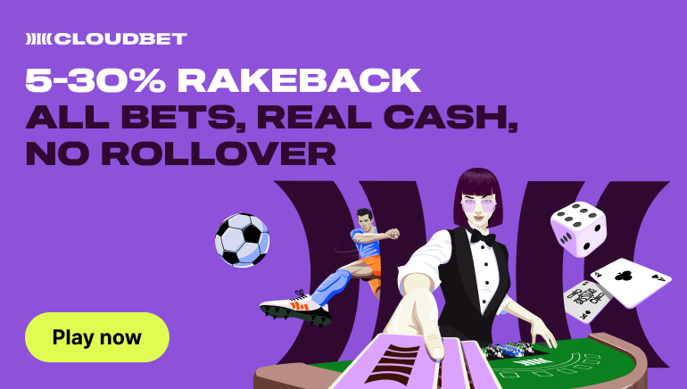 Discover Cloudbet's Enhanced Rewards Program: 5-30% Rakeback on Every Bet