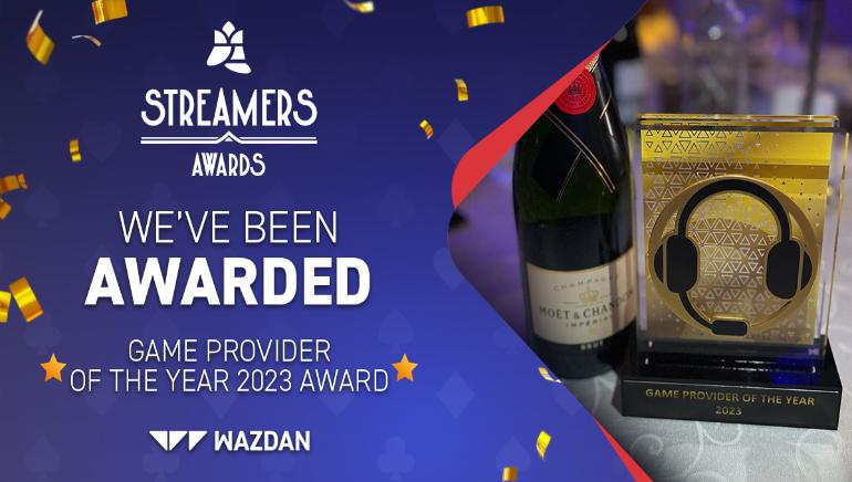 Wazdan Triumphs as Game Provider of the Year 2023 at Streamers Awards