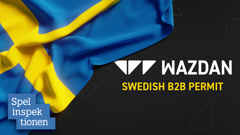 Wazdan Receives B2B Supplier Permit from the Swedish Gambling Authority to Operate in Sweden