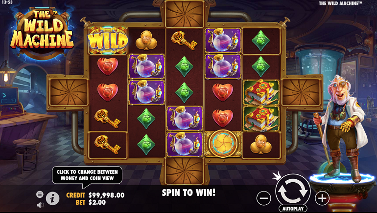 Pragmatic Play Launches Zany Slot - The Wild Machine™