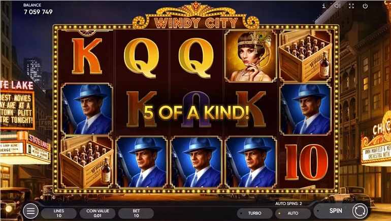 Endorphina Unleashes 1930s Gangster-Themed Windy City Slot