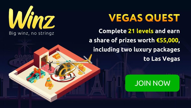 Winz Casino Giving Away Holidays in Vegas Slot Quest