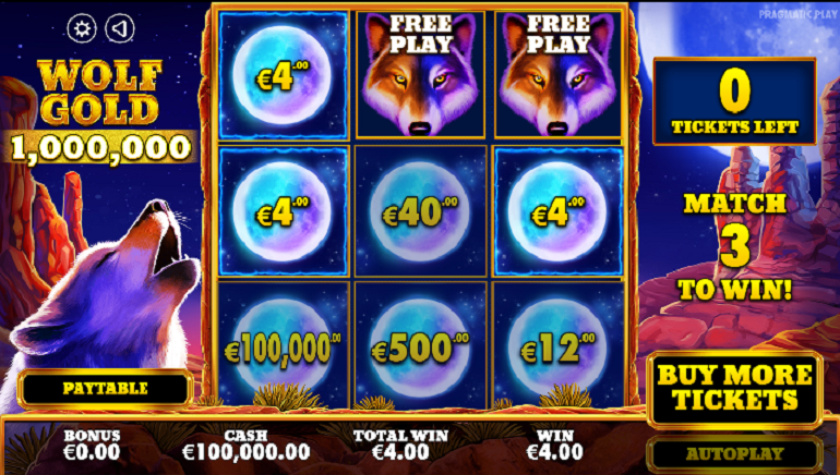 PlayOJO Player Wins Record £1 million with Pragmatic Play’s Wolf Gold Scratchcard Game