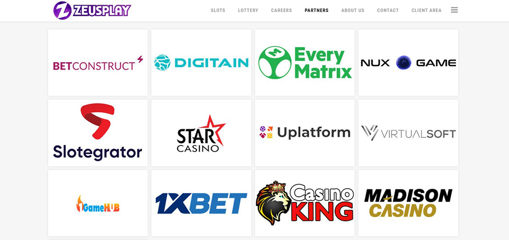 ZeusPlay - Industry Partnerships
