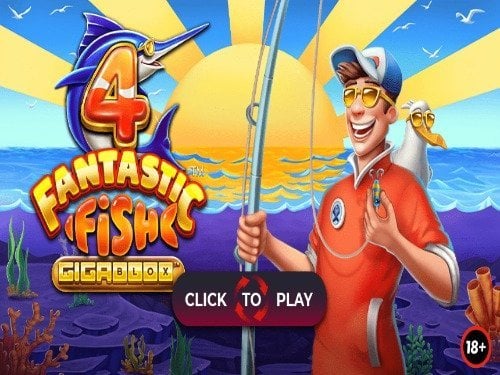 4 Fantastic Fish Gigablox Slot Screenshot