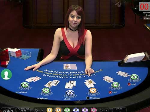 Live Blackjack Screenshot